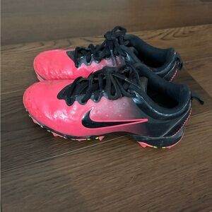 Nike Kids pink and Black Sports Shoes size 1